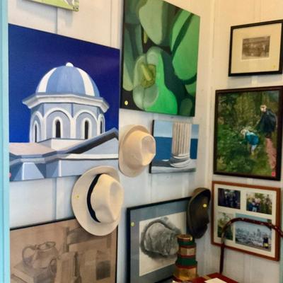 Hats, paintings