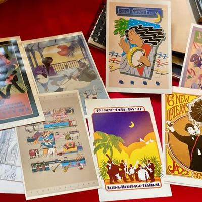 Jazz fest postcards