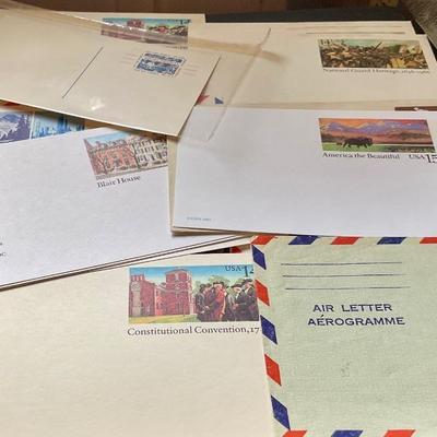 Stamped envelopes