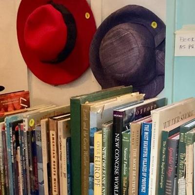 Books, hats