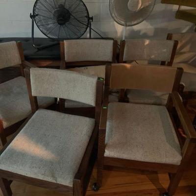 Set Six chairs,  3 are arm chairs