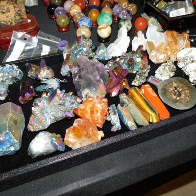 All sorts of mineral specimens