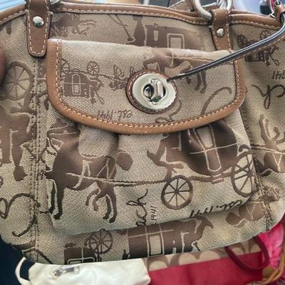 Coach Horse Carriage Leah Crossbody