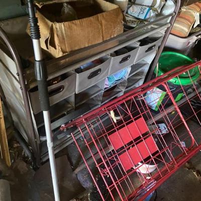 Storage racks, crafting storage
