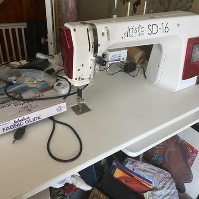 Sale Photo Thumbnail #146: Janome Artistic Quilter (Sit Down) SD16
https://www.janome.com/machines/long-arm/artistic-quilter-sit-down-16/