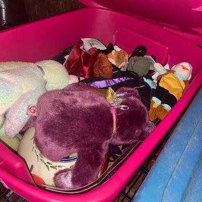 Stuffed animals, toys