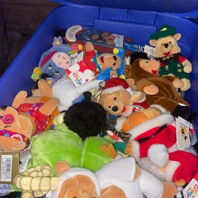 Stuffed animals, plush toys,