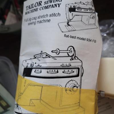 Tailor Sewing - full zigzag stretch stitch sewing machine