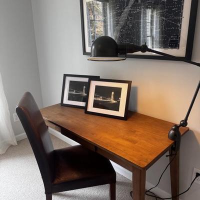 Sale Photo Thumbnail #89: Simple solid wood writing desk