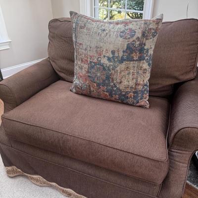 Get ready to curl up in these chairs and a half (2 available)