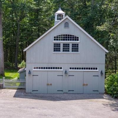A gentlemen's barn holds many things to occupy all your hobbies: gardening, craftsmanship, physical fitness and more.