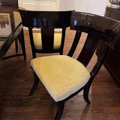 9 piece Henrendon Barbara Barry Design Diamond Pattern Oval Dining Room set