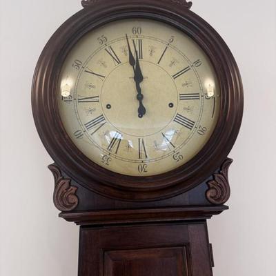Howard Miller Mahogany Case Clock
