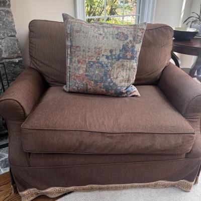 Get ready to curl up in these chairs and a half (2 available)