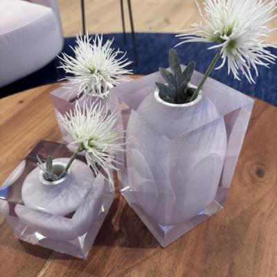 Gild & Ash Acrylic Vases