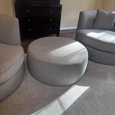 Grab your favorite book! This pair of Room & Board EOS Swivel Chair is the perfect place to curl up.  Want to spread out?  The...