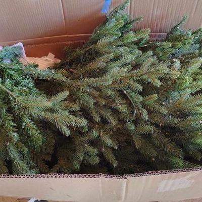 prelit christmas tree