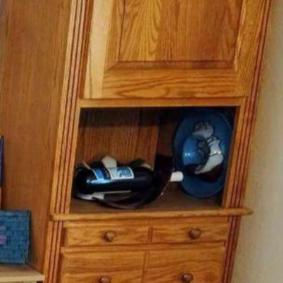wood bookcase