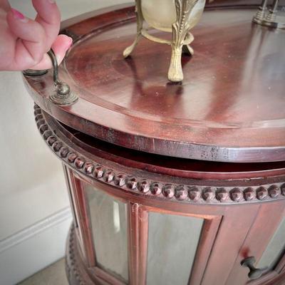 Vintage chocolate table
