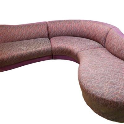 Vladimir Kagan Serpentine sectional sofa