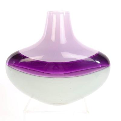 Signed Art Glass Vase