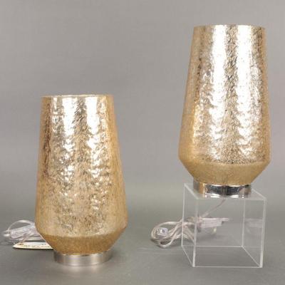 gold glass lamps