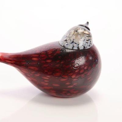 Iittala Art Glass Bird by Oiva Toikka