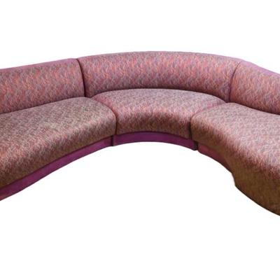 Vladimir Kagan Serpentine sectional sofa