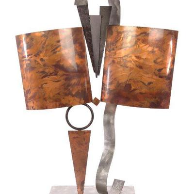 Post-Modern metal sculpture