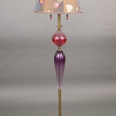 Kinzig design studios Murano glass floor lamp