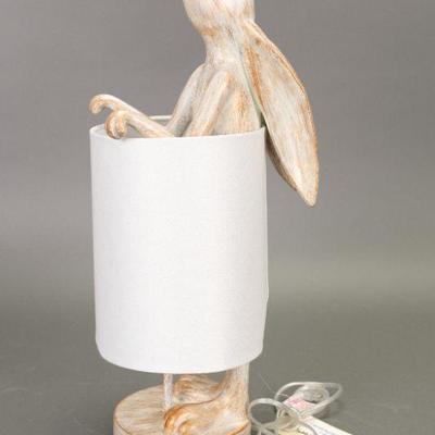 New Wooden rabbit lamp