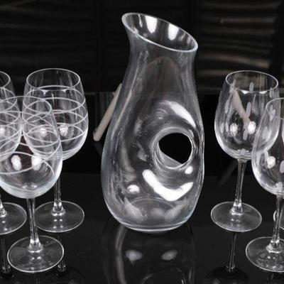 Lenox decanter & glasses