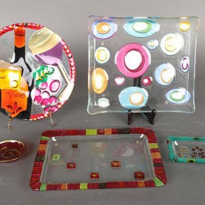 Sylvestri fused glass plates
