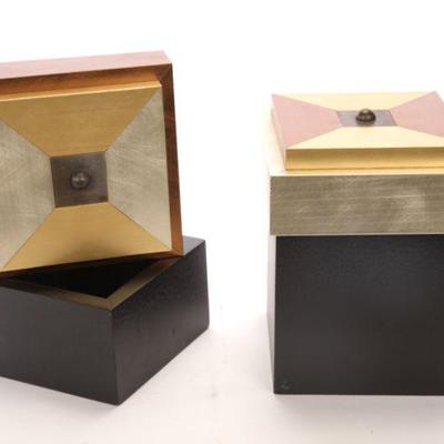 Decorative wood boxes