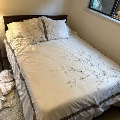 Mahogany Full size headboard & frame