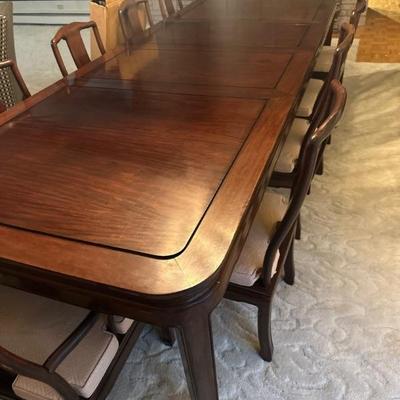 Dining table seats 10