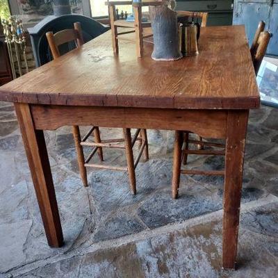 3'by5' Solid oak table