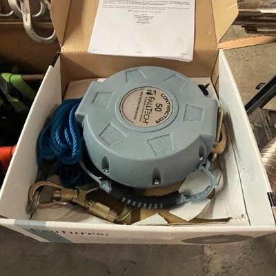 personnel safety strap and reel