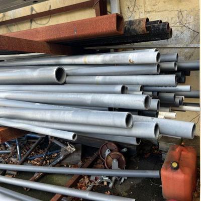 assorted electrical conduit pipe