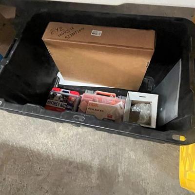 safety supplies and (2) eyewash stations