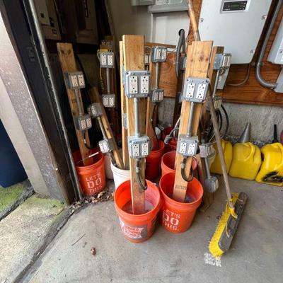 power poles (several)
