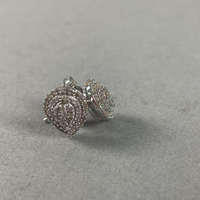 Lot 313 | 2 ct Diamond Chevron Sterling Bracelet
