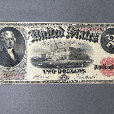Lot 173 | Series of 1917 2 Dollar Bracelet Back Note
