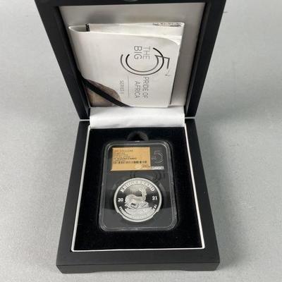 Lot 273 | Krugerrand 1oz PF 70 Graded Silver
