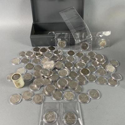 Lot 267 | 111 Post 1964 Kennedy Half Dollars
