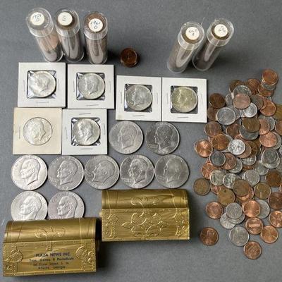 Lot 266 | Kennedy Half Dollars, Eisenhower Dollars & More
