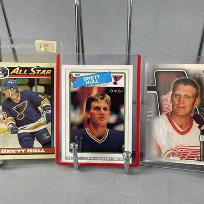 Lot 201 | Brett Hull Hockey Cards
