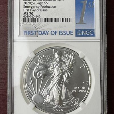 Lot 65 | 2020 Silver Dollar Emergency Production 1st Day
