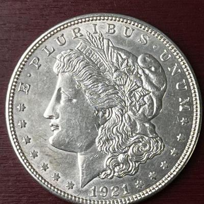 Lot 76 | 1921 Morgan Silver Dollar Coin
