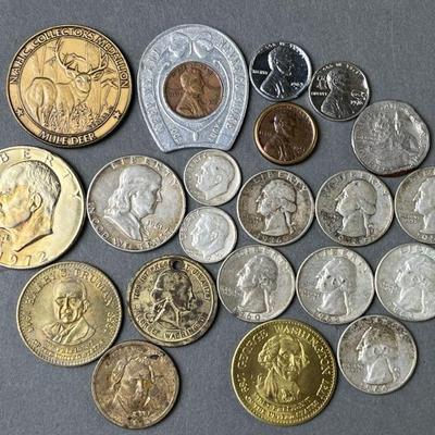 Lot 144 | Medallions, Vintage Quarters & Dimes & More
